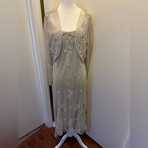 Stenay Vintage Beaded Dress & Jacket